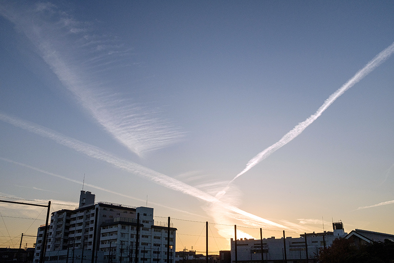 FUJIFILMのX100Fで秋空を撮影