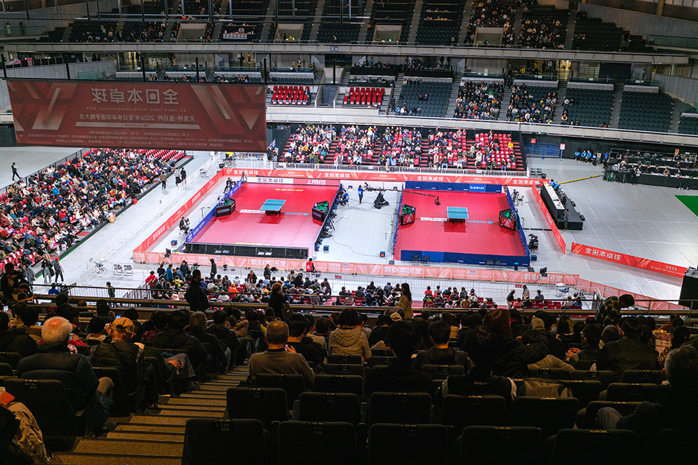 X100VIで撮った全日本卓球選手権の写真